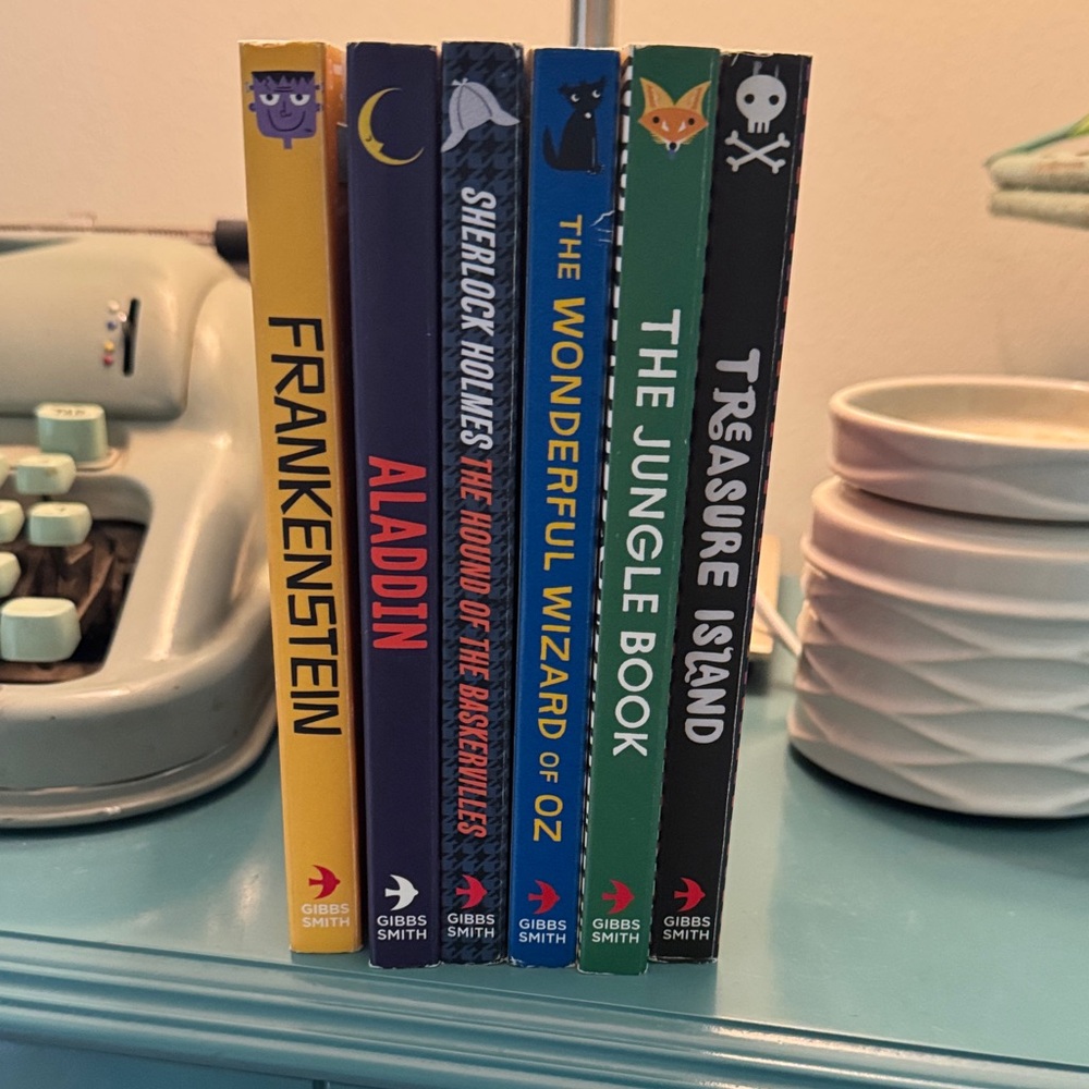 Gibbs Smith Vibrant Classic Book Collection of 6